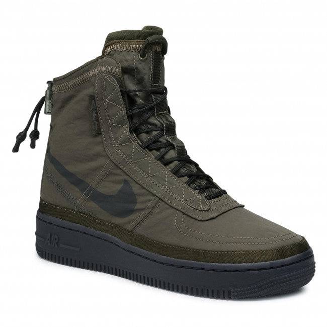 NIKE AIR FORCE 1 SHELL CARGO KHAKI/OFF-NOIR/ SEAWEED