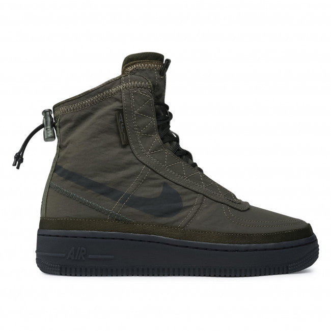 NIKE AIR FORCE 1 SHELL CARGO KHAKI/OFF-NOIR/ SEAWEED