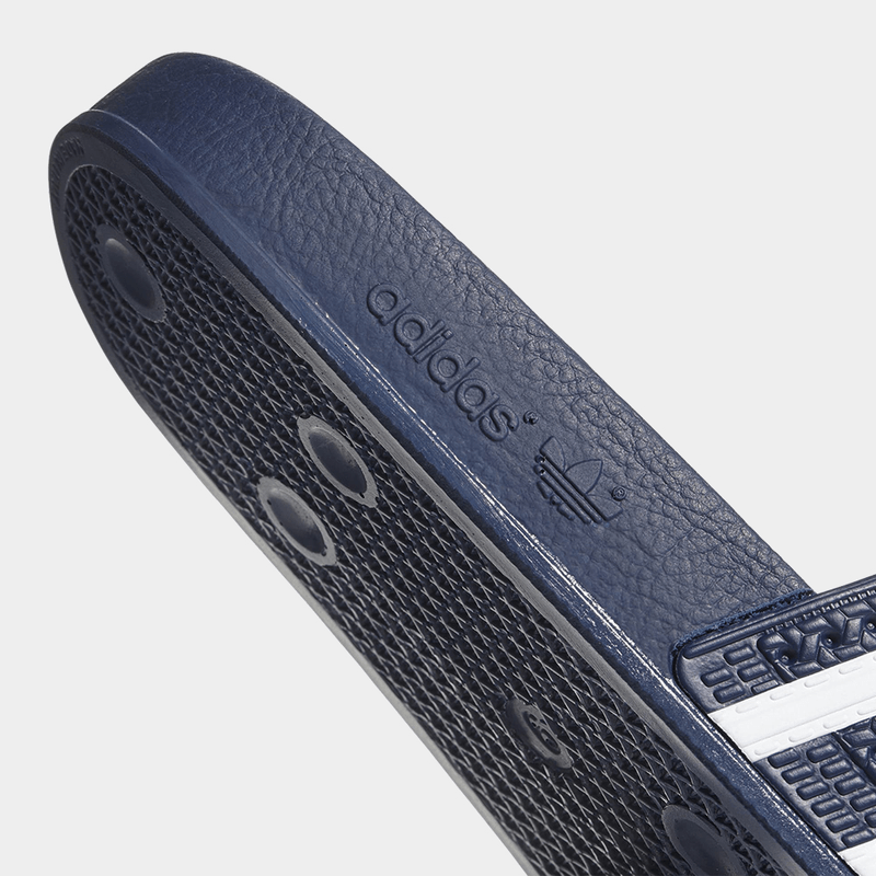 ADIDAS ORIGINALS ADILETTE BLUE/WHITE SLIDES