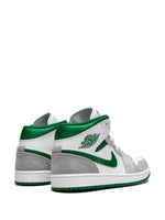 NIKE AIR JORDAN 1 MID SE ''GREY/PINE GREEN/WHITE" SNEAKERS