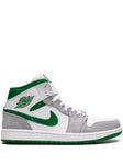 NIKE AIR JORDAN 1 MID SE ''GREY/PINE GREEN/WHITE" SNEAKERS