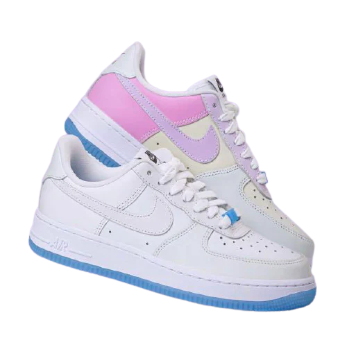 NIKE AIR FORCE 1 UV REACTIVE SNEAKERS