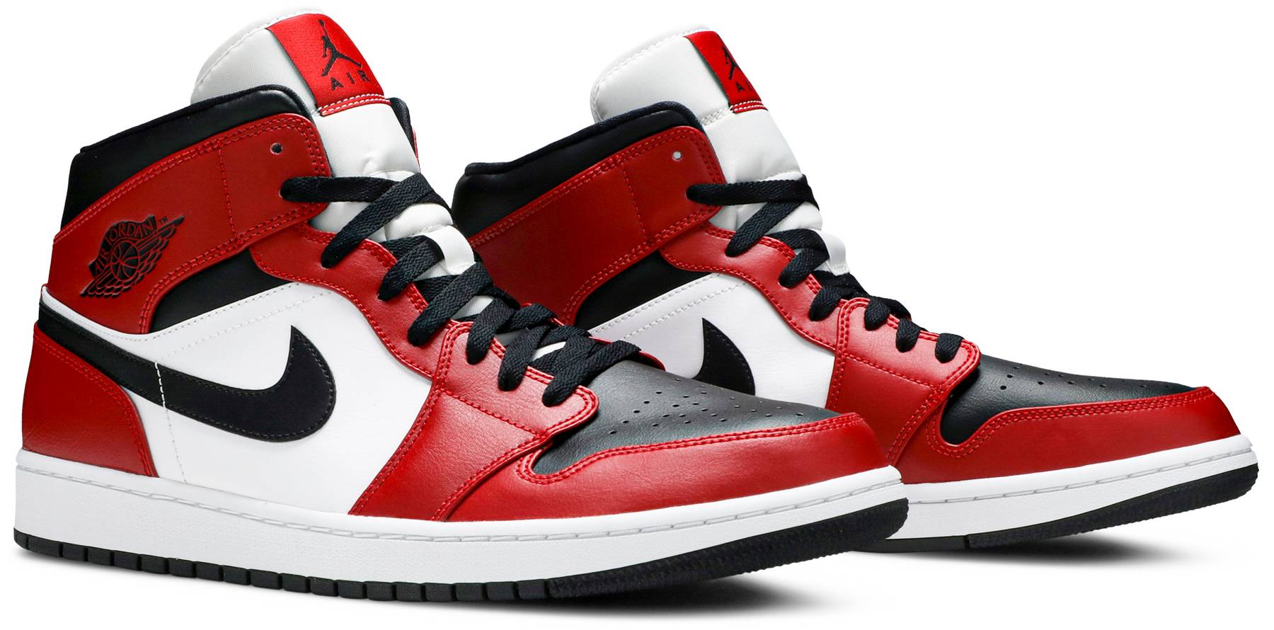 Nike Air Jordan 1 Mid 'Chicago Black Toe'